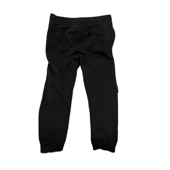 Gap Fit Black Cuffed Sweatpants Joggers Mens L - Picture 2 of 3